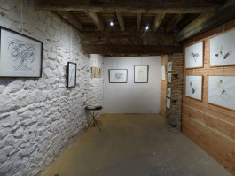 Exposition à la Tate Voice Galerie avec les encres de Gisèle Gréau et de Catherine May Atlani Catherine May Atlani